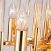 Люстра BRASS AND GLASS LOOP CHANDELIER D80