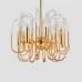 Люстра BRASS AND GLASS LOOP CHANDELIER D60