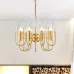 Люстра BRASS AND GLASS LOOP CHANDELIER D60