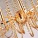 Люстра BRASS AND GLASS LOOP CHANDELIER D60