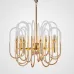 Люстра BRASS AND GLASS LOOP CHANDELIER D80