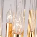 Люстра BRASS AND GLASS LOOP CHANDELIER D80