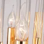 Люстра BRASS AND GLASS LOOP CHANDELIER D60 от ImperiumLoft