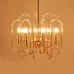 Люстра BRASS AND GLASS LOOP CHANDELIER D80