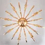 Люстра BRASS AND GLASS LOOP CHANDELIER D60 от ImperiumLoft