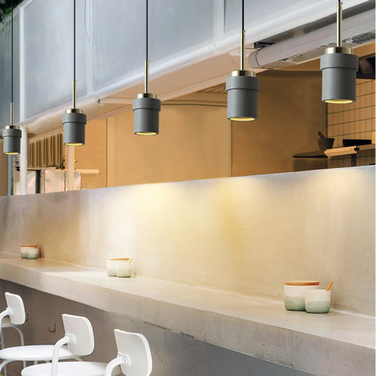 Подвесной светильник JERKEN Grey от ImperiumLoft
