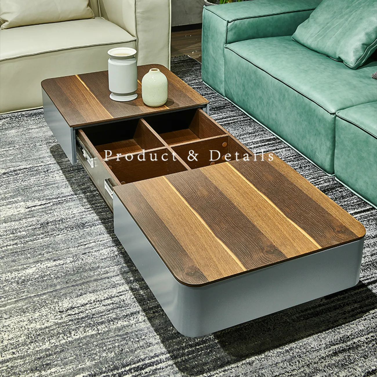 Дизайнерский журнальный столик - LaLume-AP00353