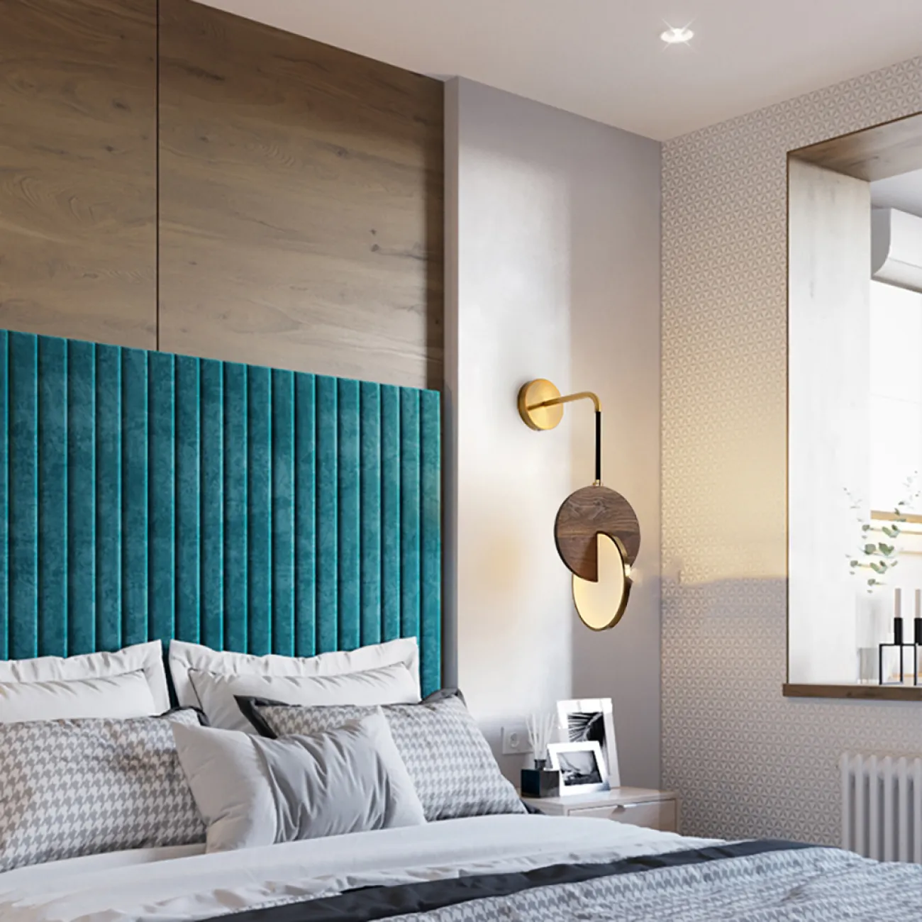 Настенный светильник GLATT WOOD WALL от ImperiumLoft