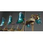 Люстра Lily Turquoise Glass rectangle от LaLume