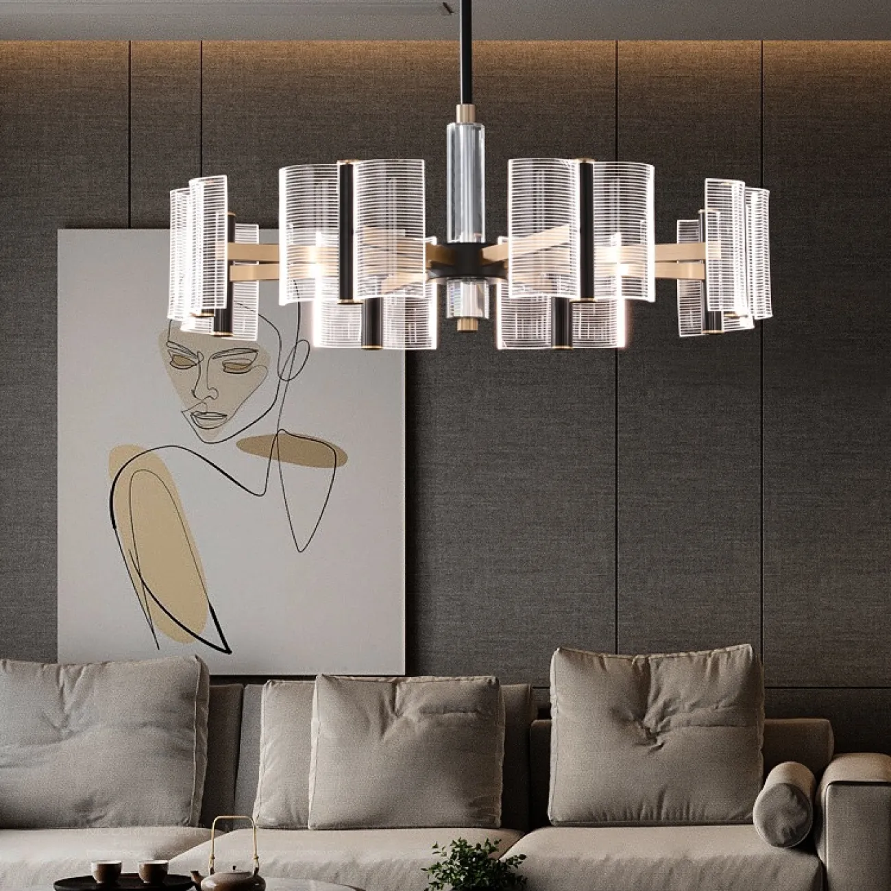 Люстра светодиодная SENSE C от ImperiumLoft