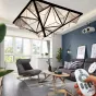 Люстра Aqua Creations Lighting ceiling D170 Yellow от ImperiumLoft