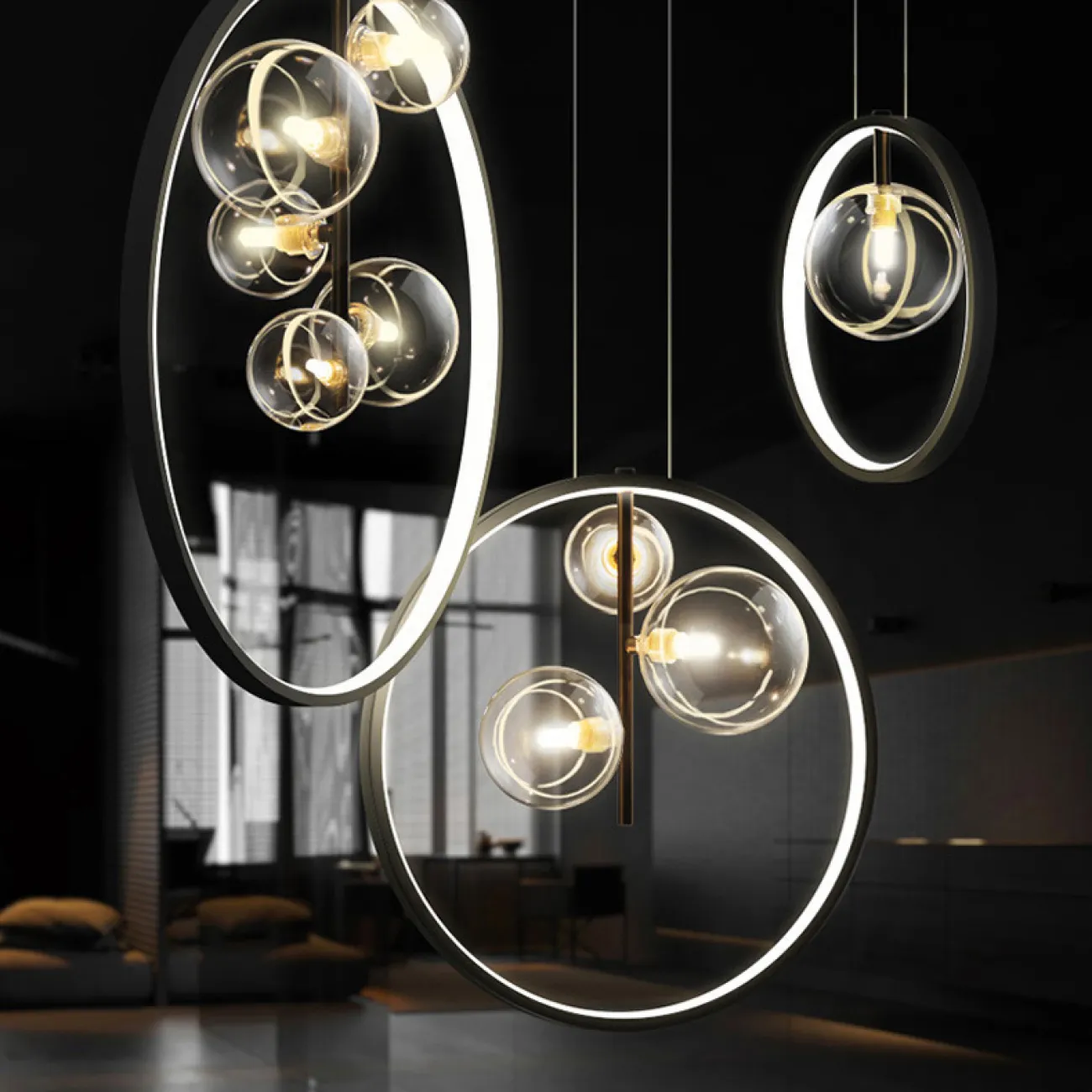 Подвесной светильник IONA RING L1 от ImperiumLoft