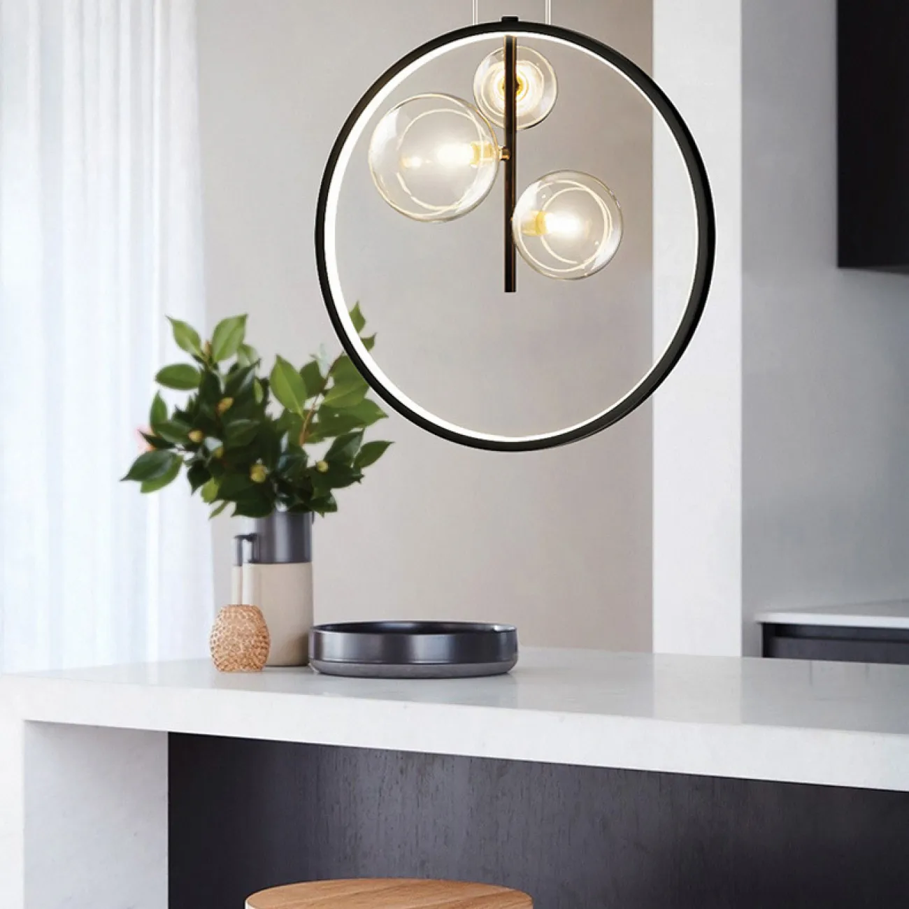 Подвесной светильник IONA RING L5 от ImperiumLoft