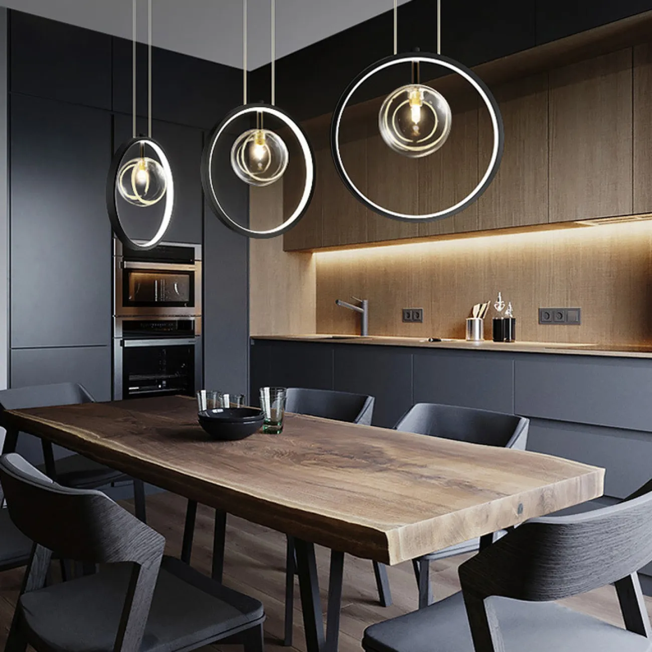 Подвесной светильник IONA RING L1 от ImperiumLoft