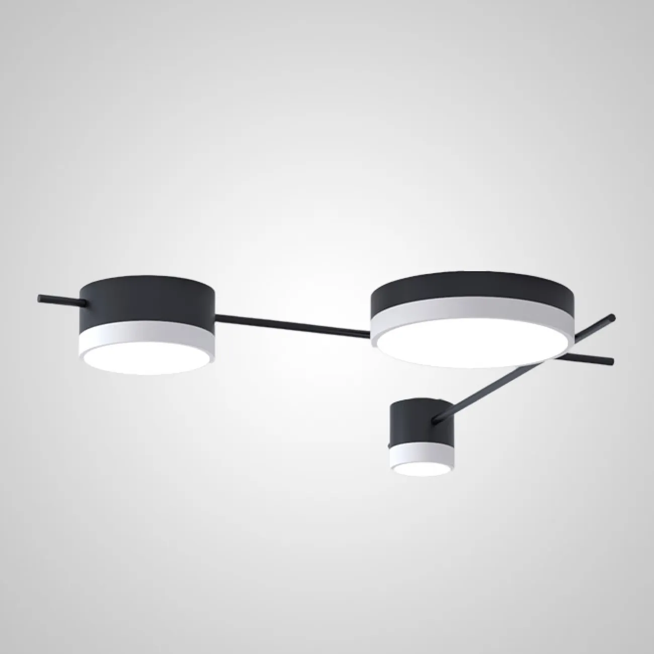 Потолочная люстра CHUTE E Black Gold от ImperiumLoft