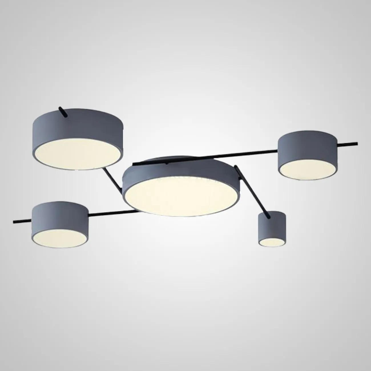 Потолочная люстра CHUTE E Black Gold от ImperiumLoft