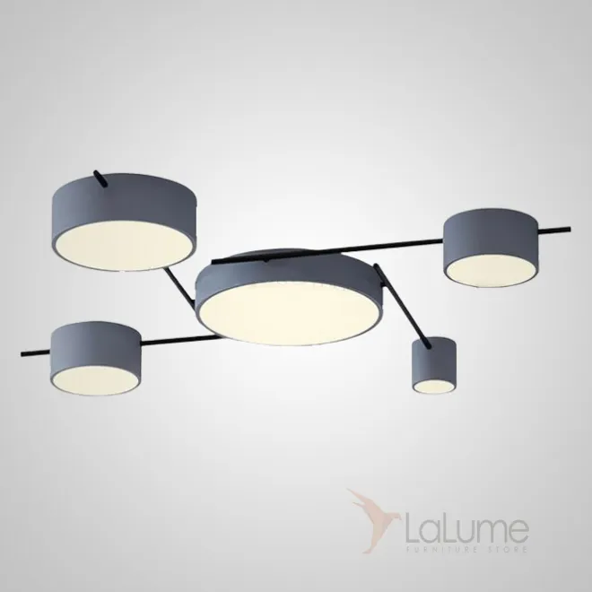 Потолочная люстра CHUTE E Grey от ImperiumLoft Потолочная люстра CHUTE E Grey от ImperiumLoft