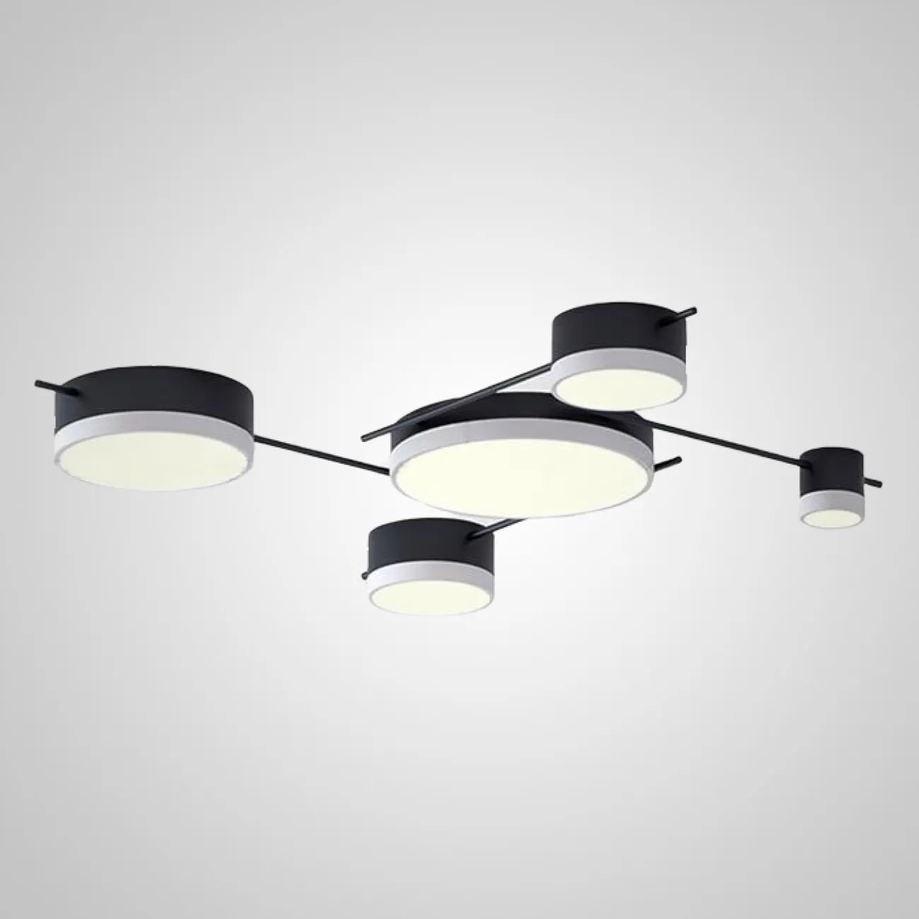 Потолочная люстра CHUTE E Black Gold от ImperiumLoft