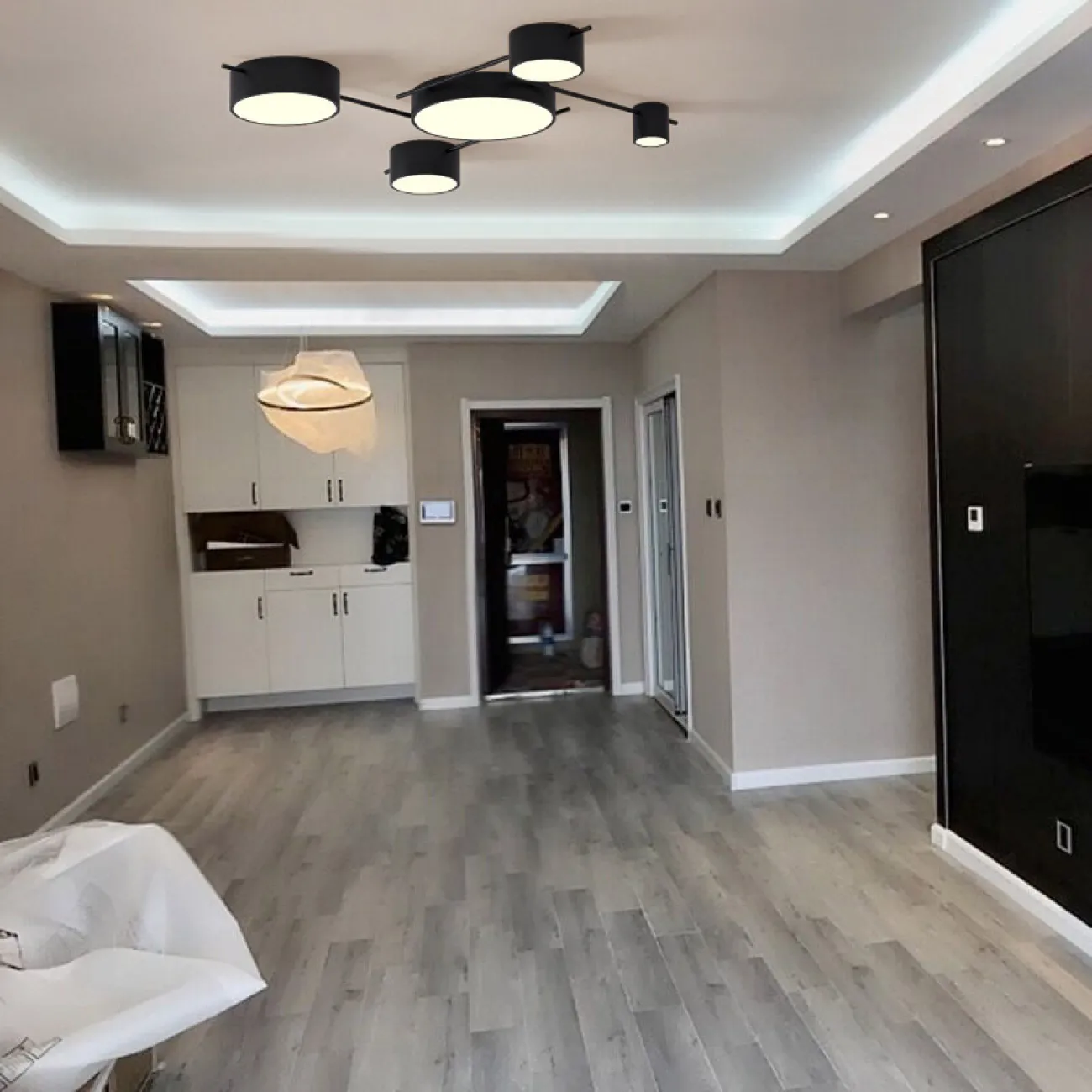 Потолочная люстра CHUTE A Gray от ImperiumLoft