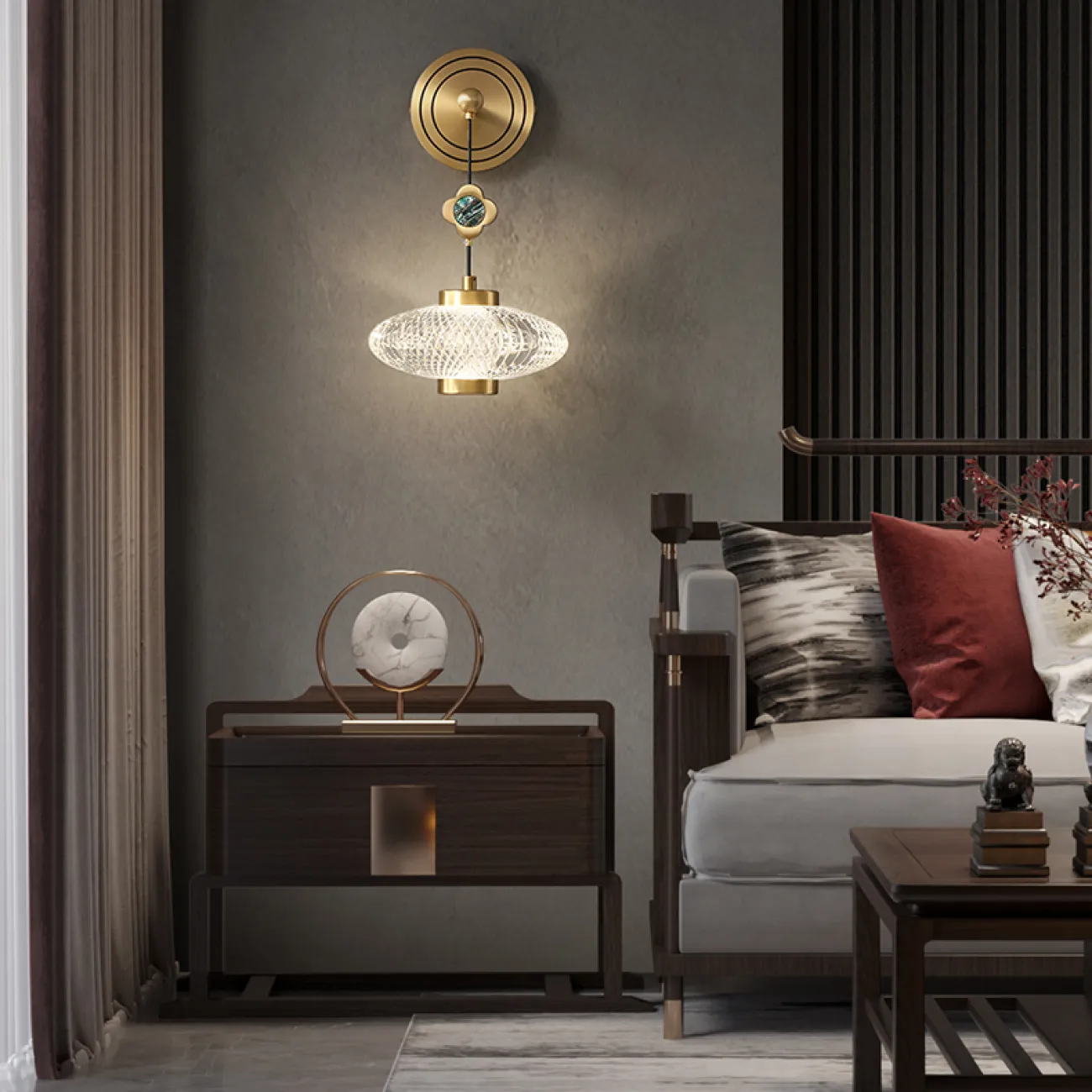 Настенный светильник LUARA WALL D от ImperiumLoft