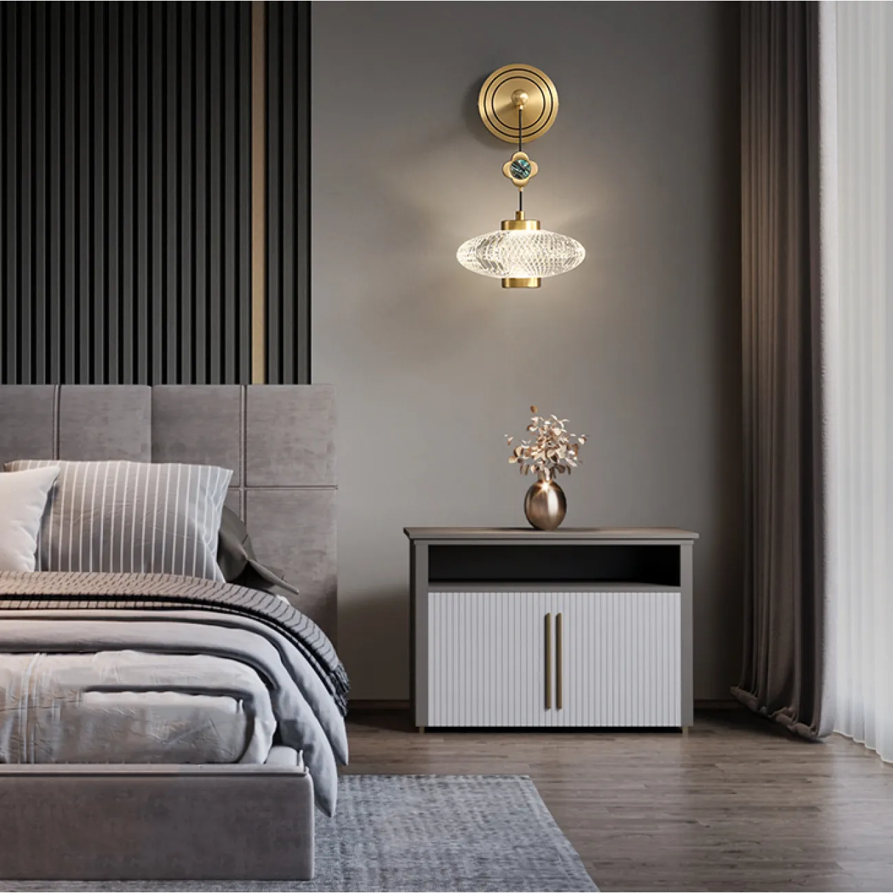 Настенный светильник LUARA WALL D от ImperiumLoft