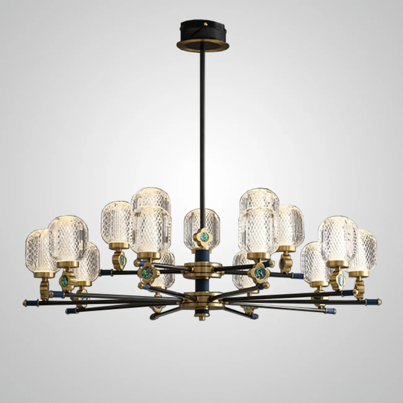 Потолочная люстра LUARA CH B L8 от ImperiumLoft