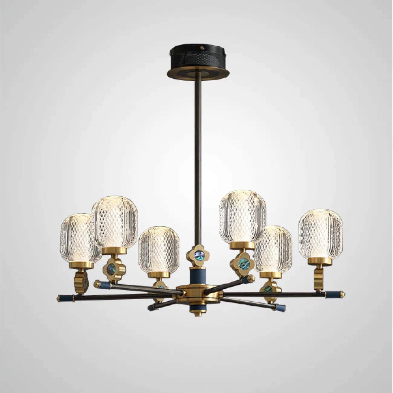 Потолочная люстра LUARA CH B L8 от ImperiumLoft