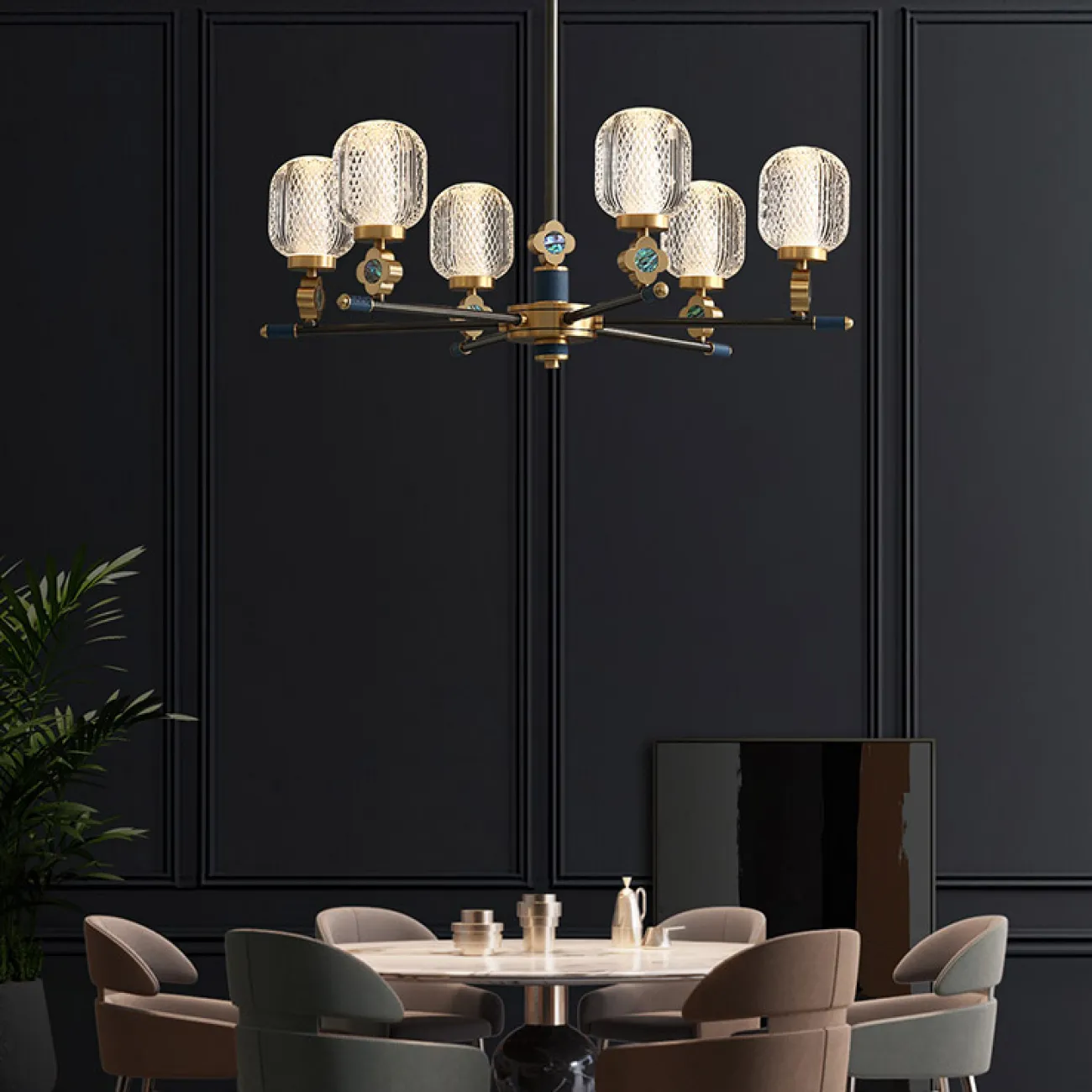 Потолочная люстра LUARA CH B L10 от ImperiumLoft