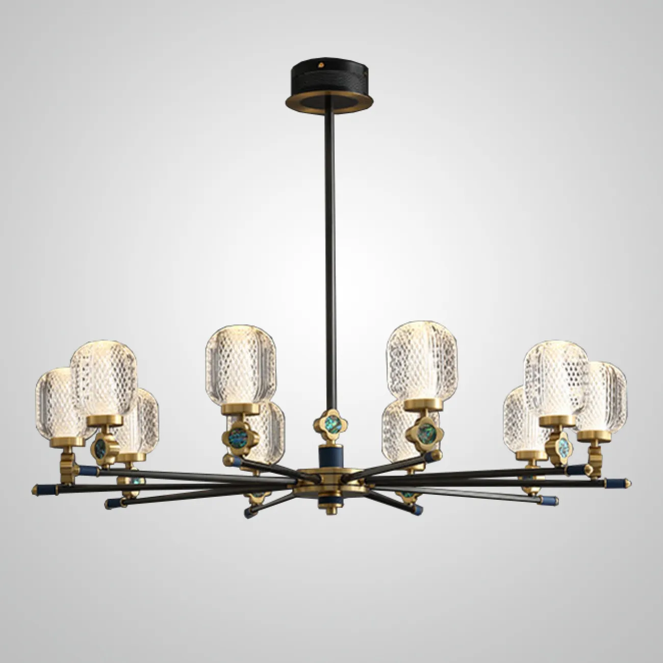 Потолочная люстра LUARA CH B L8 от ImperiumLoft