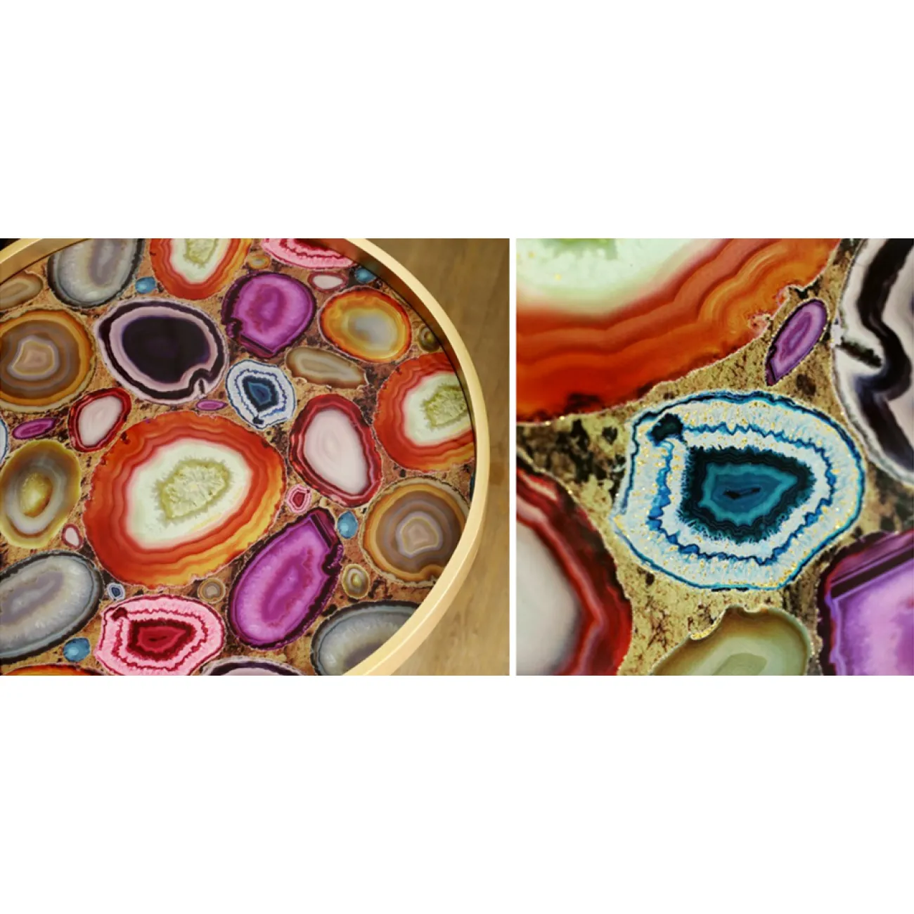 Журнальный стол Purple agate от LaLume