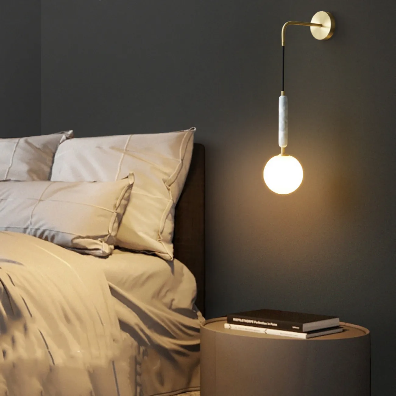 Настенный светильник PETIT B WALL Black от ImperiumLoft