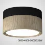 Точечный светильник FOG WOOD D14,5 Black Трехцветный свет 20W от ImperiumLoft