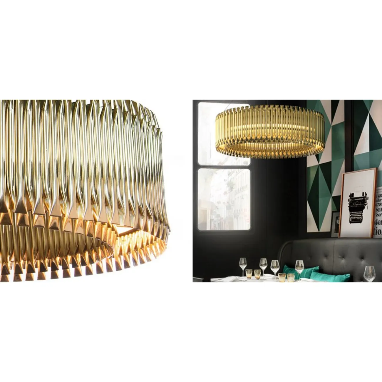 Люстра MATHENY CHANDELIER by DELIGHTFULL Gold
