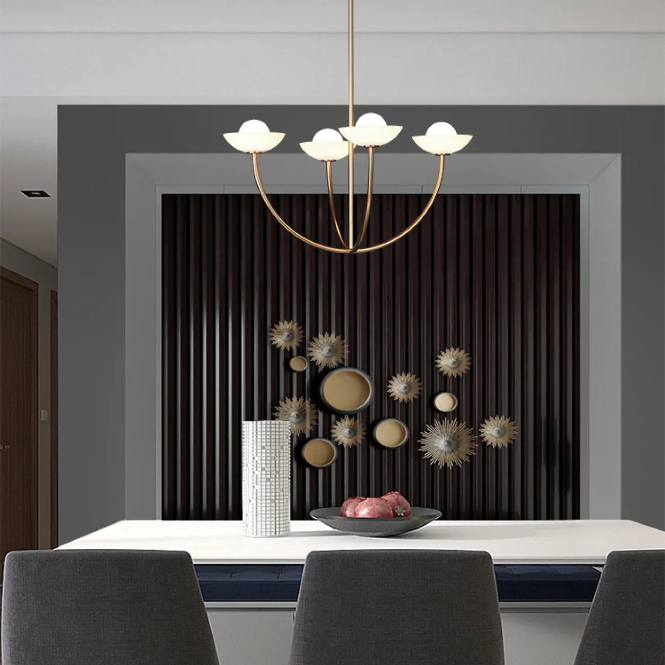 Потолочная люстра INELDA L2 Gold от ImperiumLoft