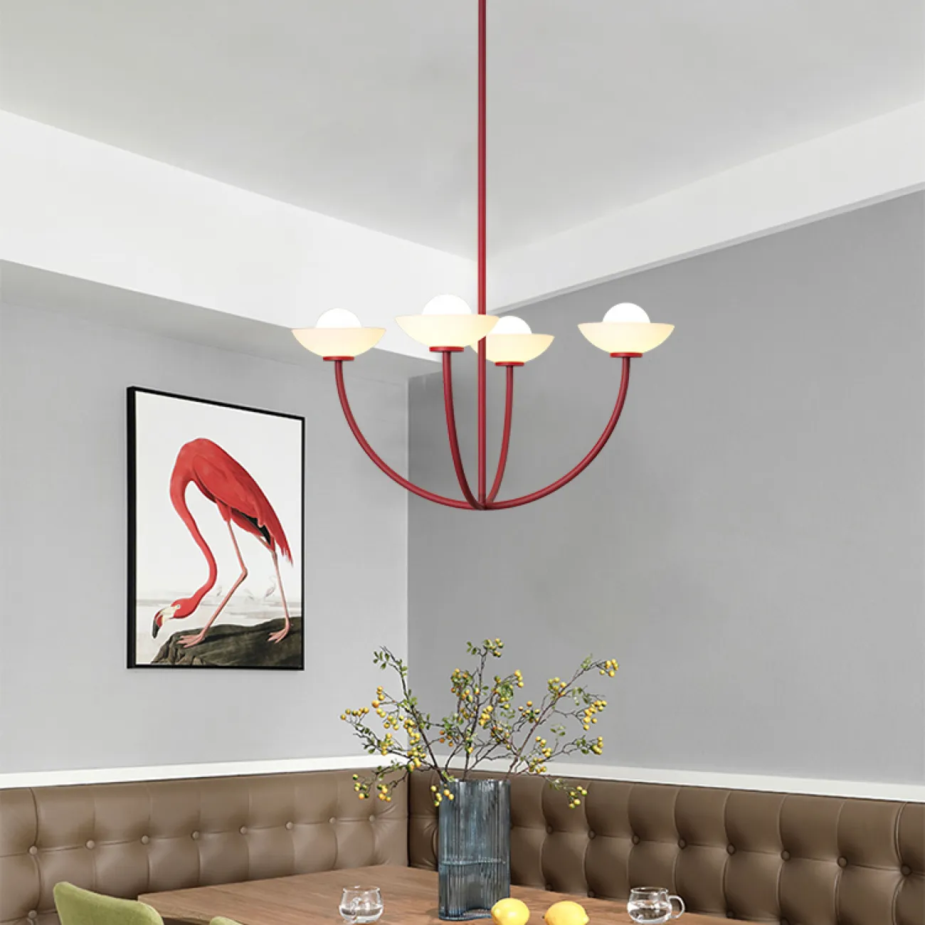 Потолочная люстра INELDA L4 Gold от ImperiumLoft
