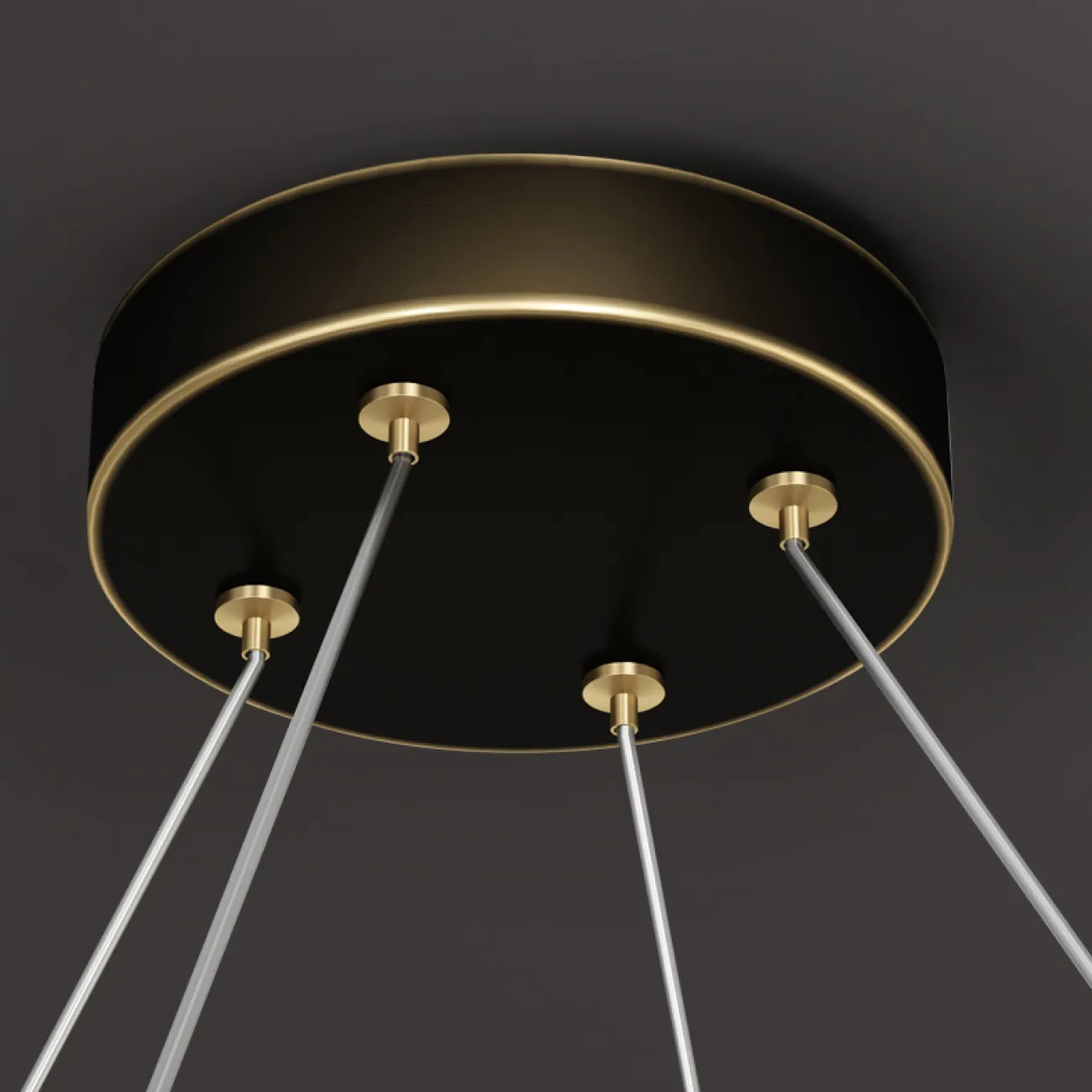 Подвесная люстра ILIANA CH D70 Brass Black от ImperiumLoft