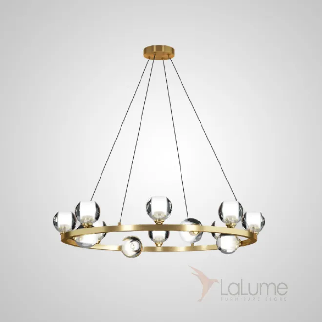 Подвесная люстра ILIANA CH D80 Brass от ImperiumLoft