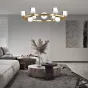 Подвесная люстра ILIANA CH D70 Brass Black от ImperiumLoft
