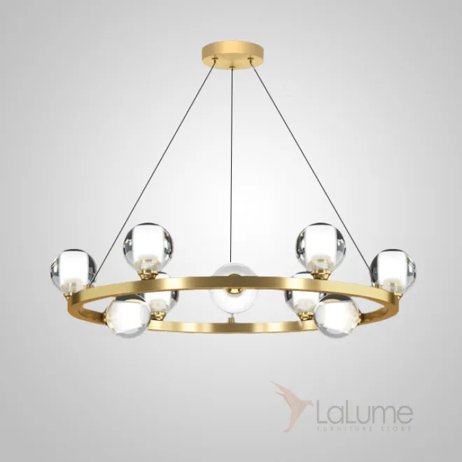 Подвесная люстра ILIANA CH D70 Brass от ImperiumLoft Подвесная люстра ILIANA CH D70 Brass от ImperiumLoft