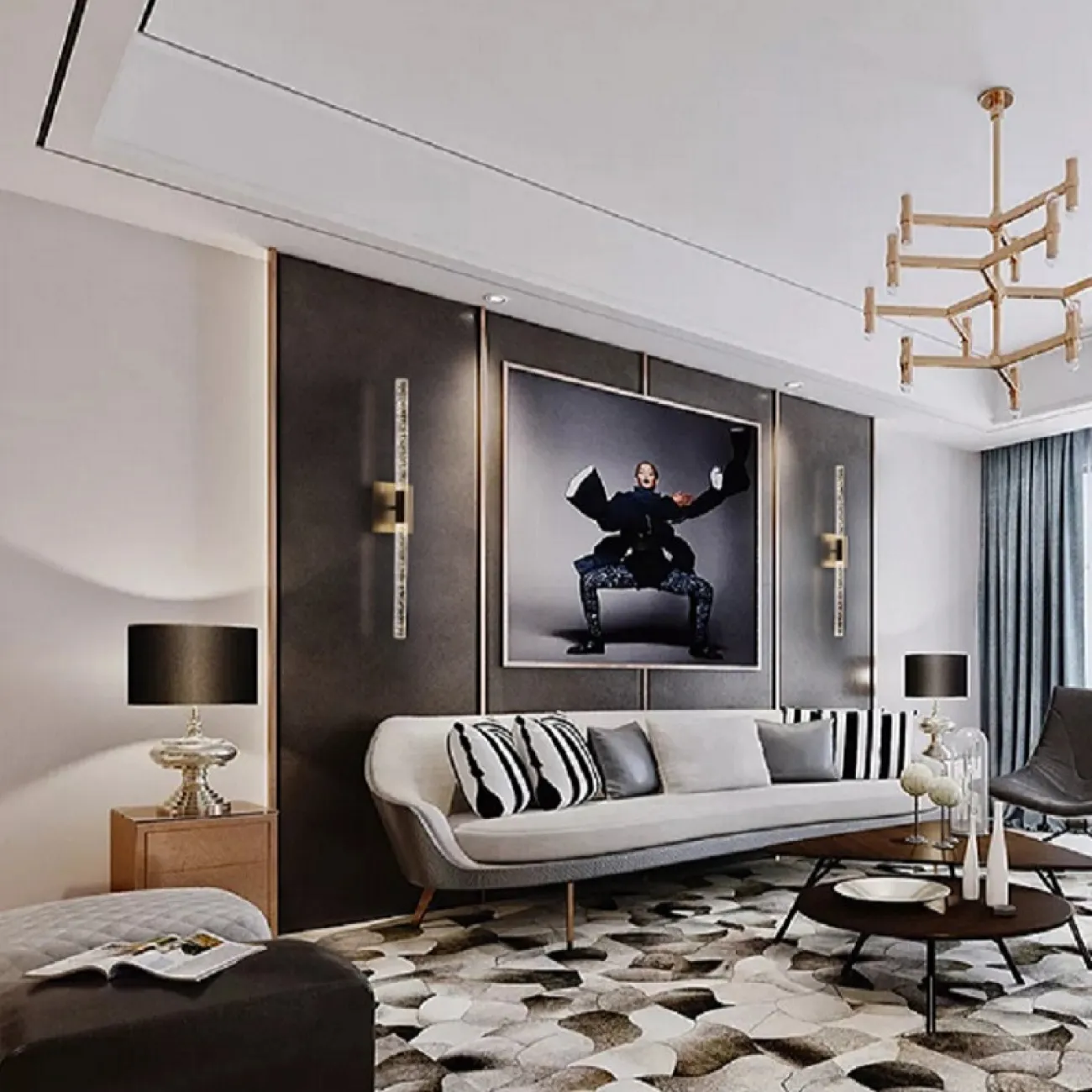 Настенный светильник (Бра) Crystal A от ImperiumLoft