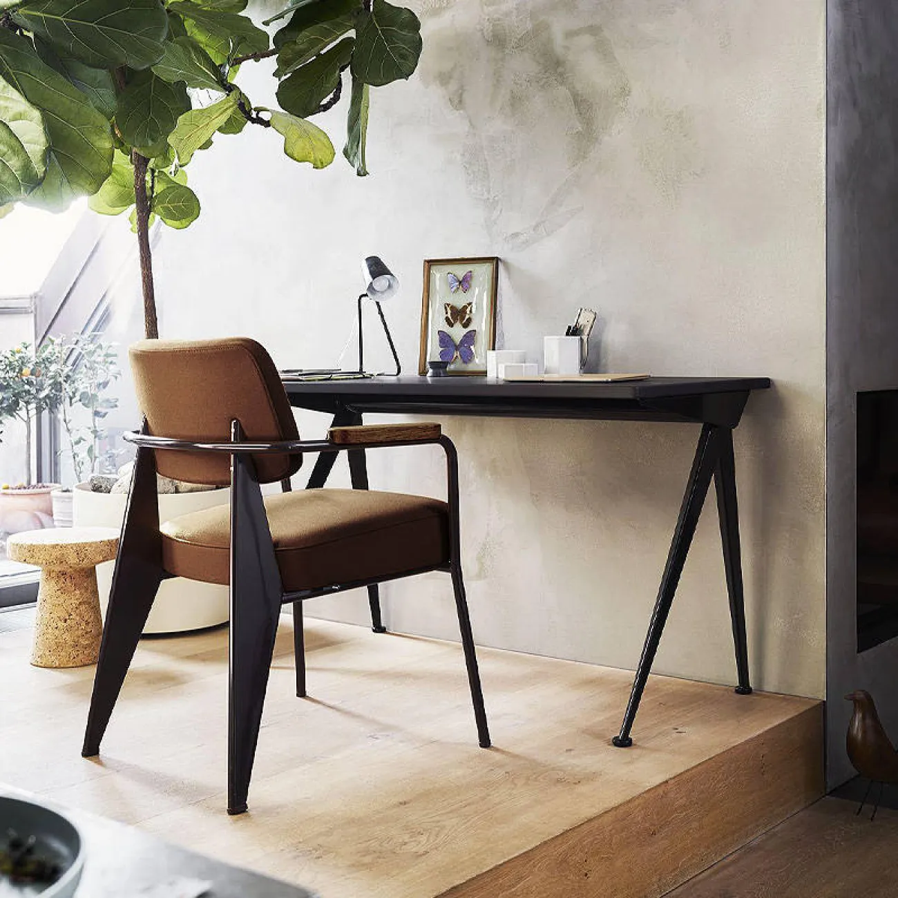 Скандинавский дизайнерский обеденный стул/кресло в стиле милитари LaLume-ST00166