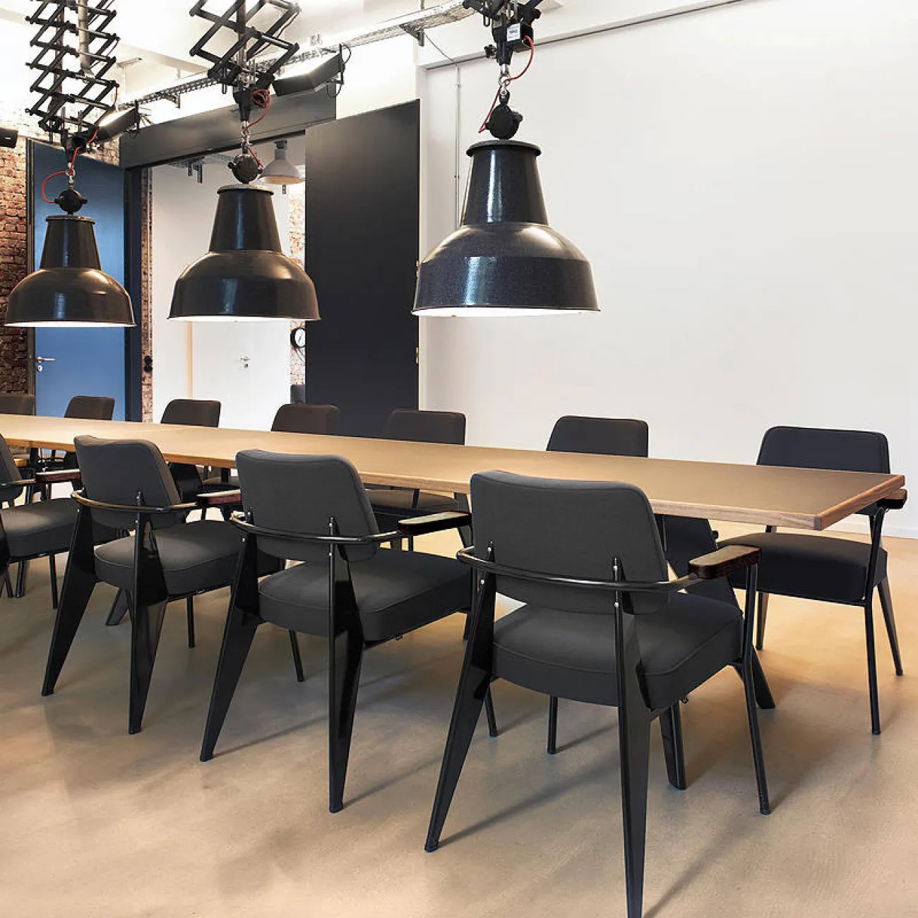 Скандинавский дизайнерский обеденный стул/кресло в стиле милитари LaLume-ST00166