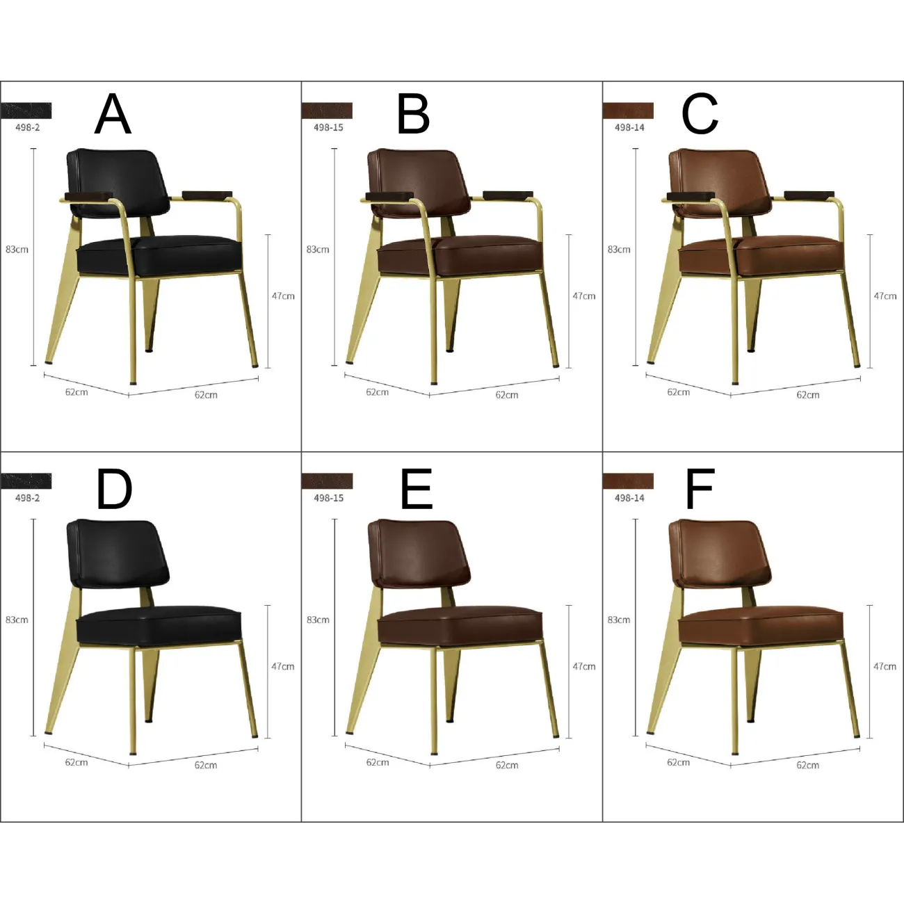 Скандинавский дизайнерский обеденный стул/кресло в стиле милитари LaLume-ST00166