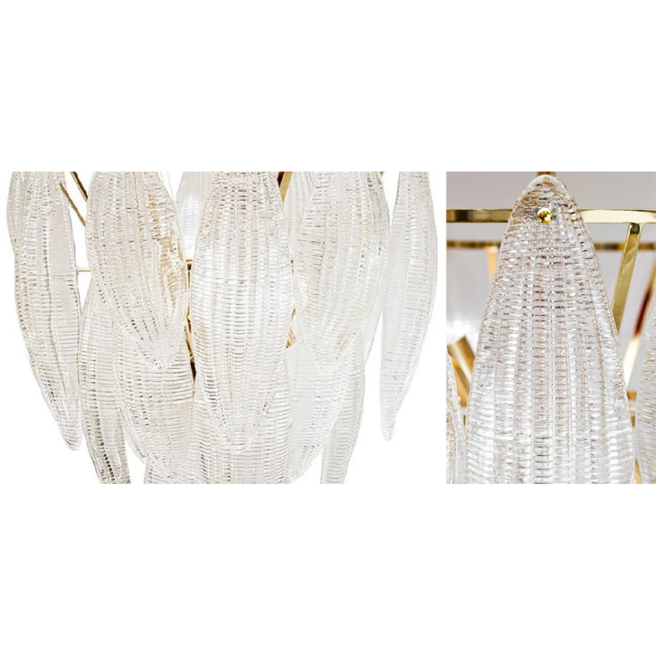 Textured glass Chandelier от LaLume Textured glass Chandelier от LaLume