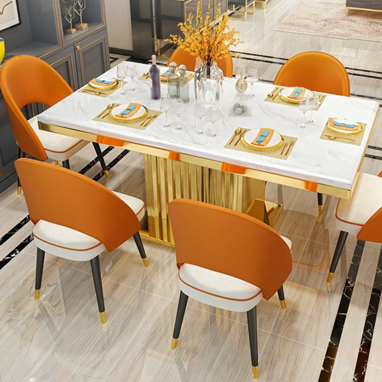 Дизайнерский обеденный стол LaLume-AZ00321