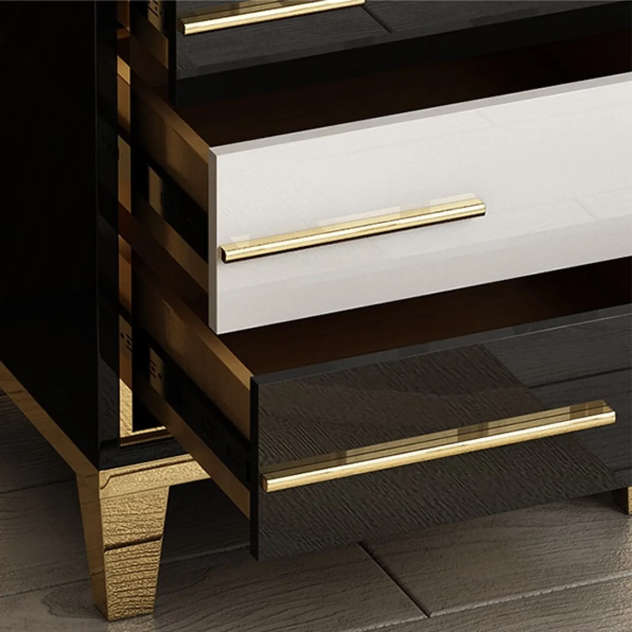 Дизайнерская прикроватная тумба LaLume-TT00103