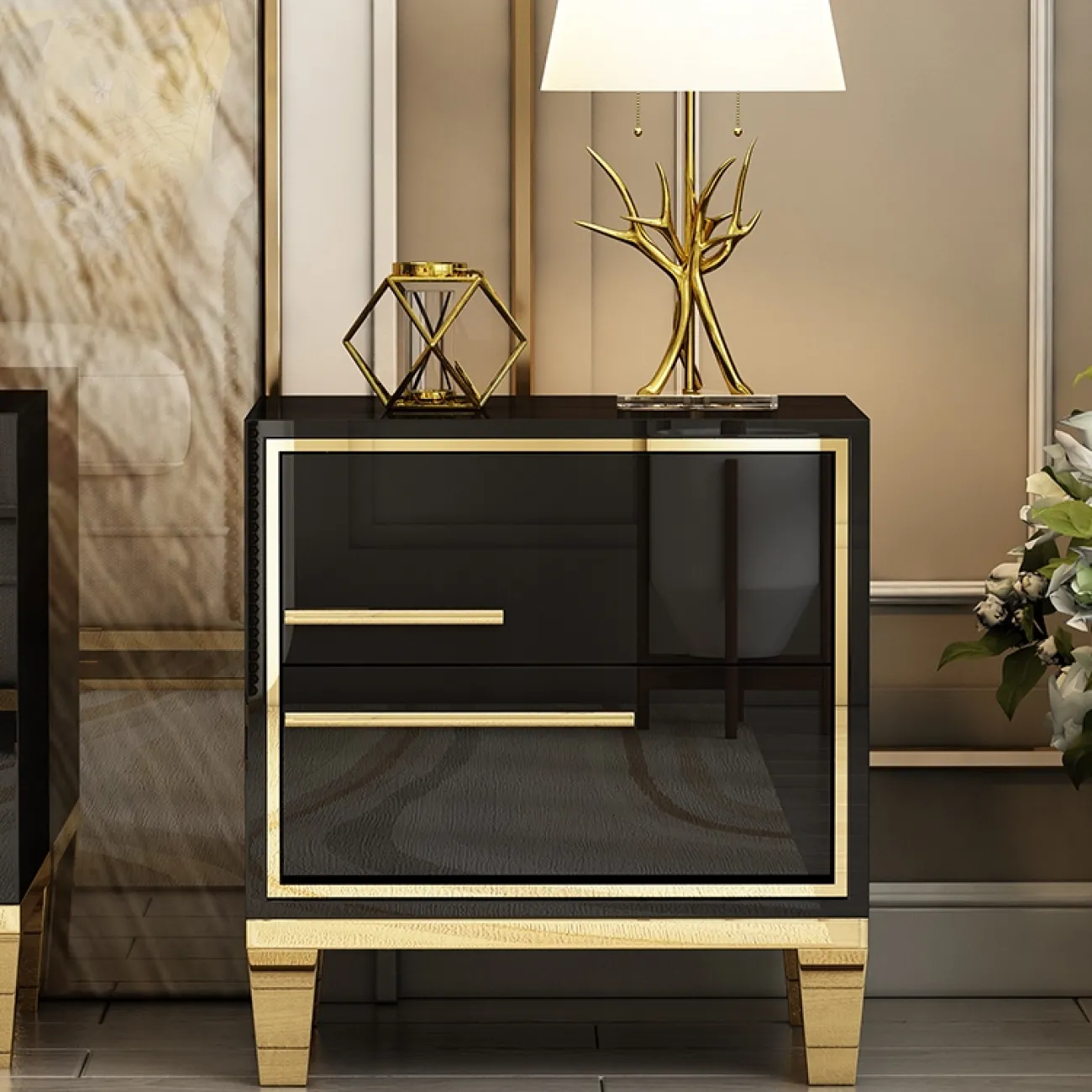 Дизайнерская прикроватная тумба LaLume-TT00103