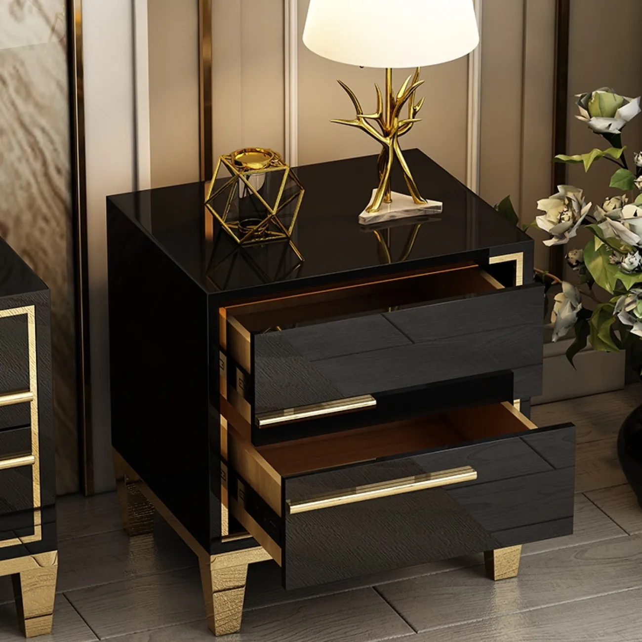 Дизайнерская прикроватная тумба LaLume-TT00103