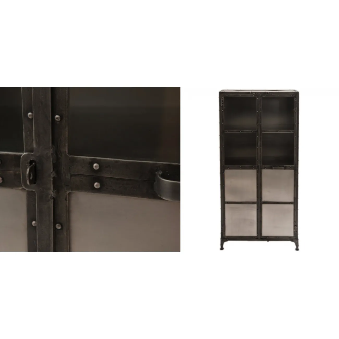 Буфет Industrial Steampunk Nickel Cabinet от LaLume