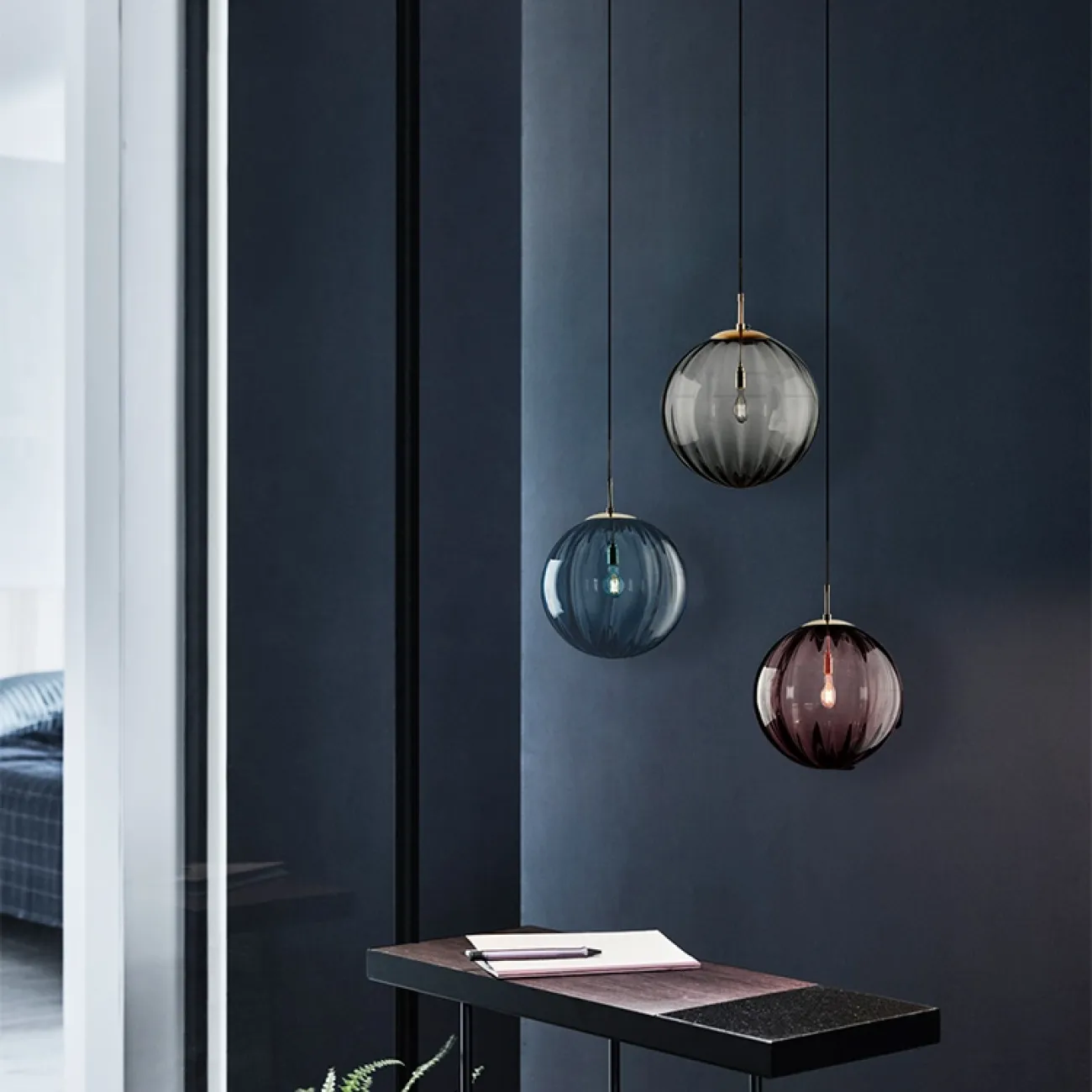 Подвесной светильник ASKA Blue от ImperiumLoft